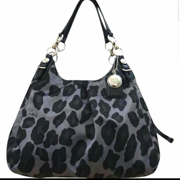 Coach Handbags - Coach || Maggie Hobo Leopard Ocelet Shoulder Bag